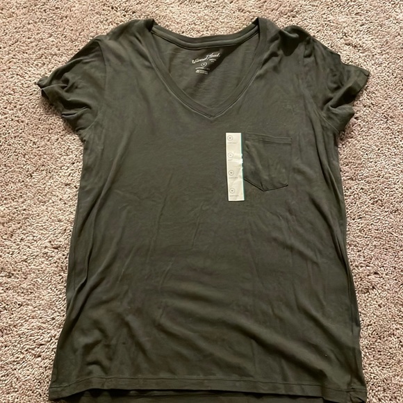 Tops - Army green shirt. Brand new with tags